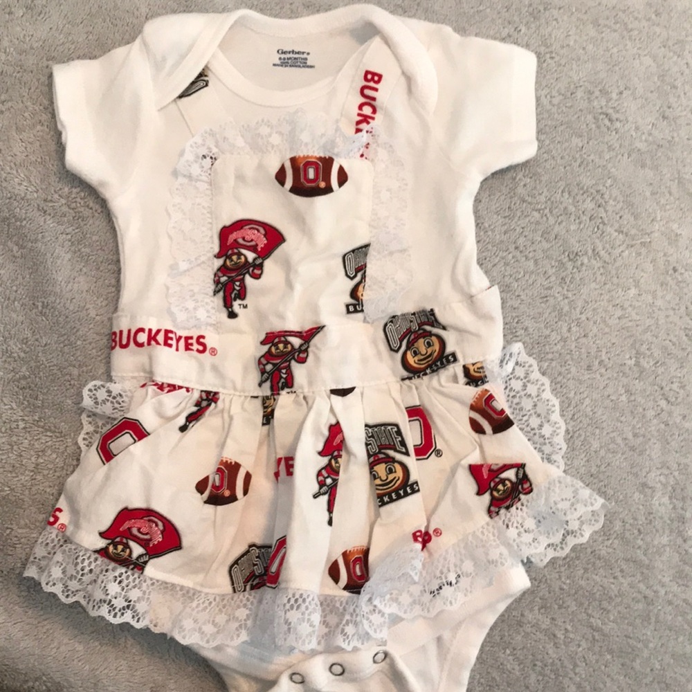 Ohio state University Buckeye onesie